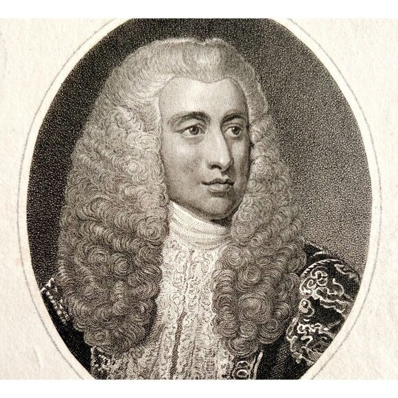 Charles Abbot Baron Colchester Engraving 1817 Georgian Regency Era Art DWEE18 - Picture 1 of 2